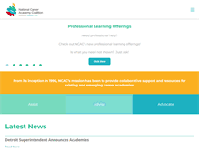 Tablet Screenshot of ncacinc.com